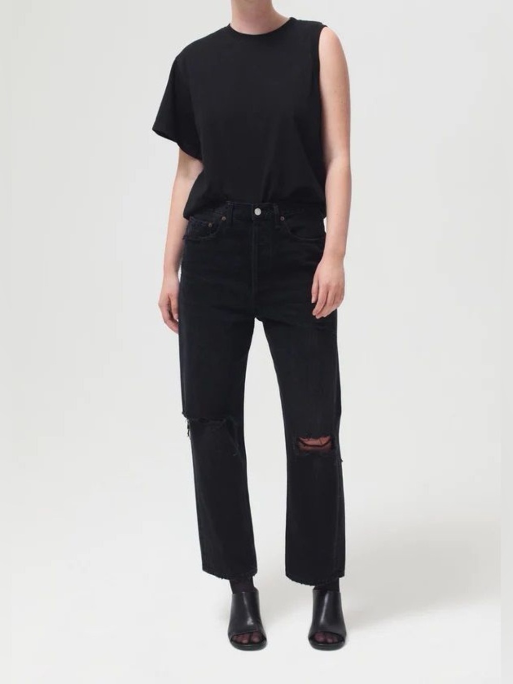 Agolde ‘90s Crop Jean in Bauhaus